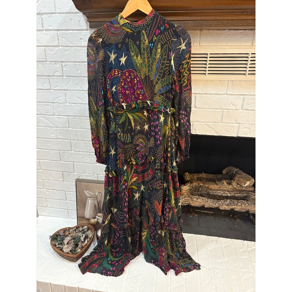 Farm Rio Amazonia Maxi Dress Small - Picture 5 of 9